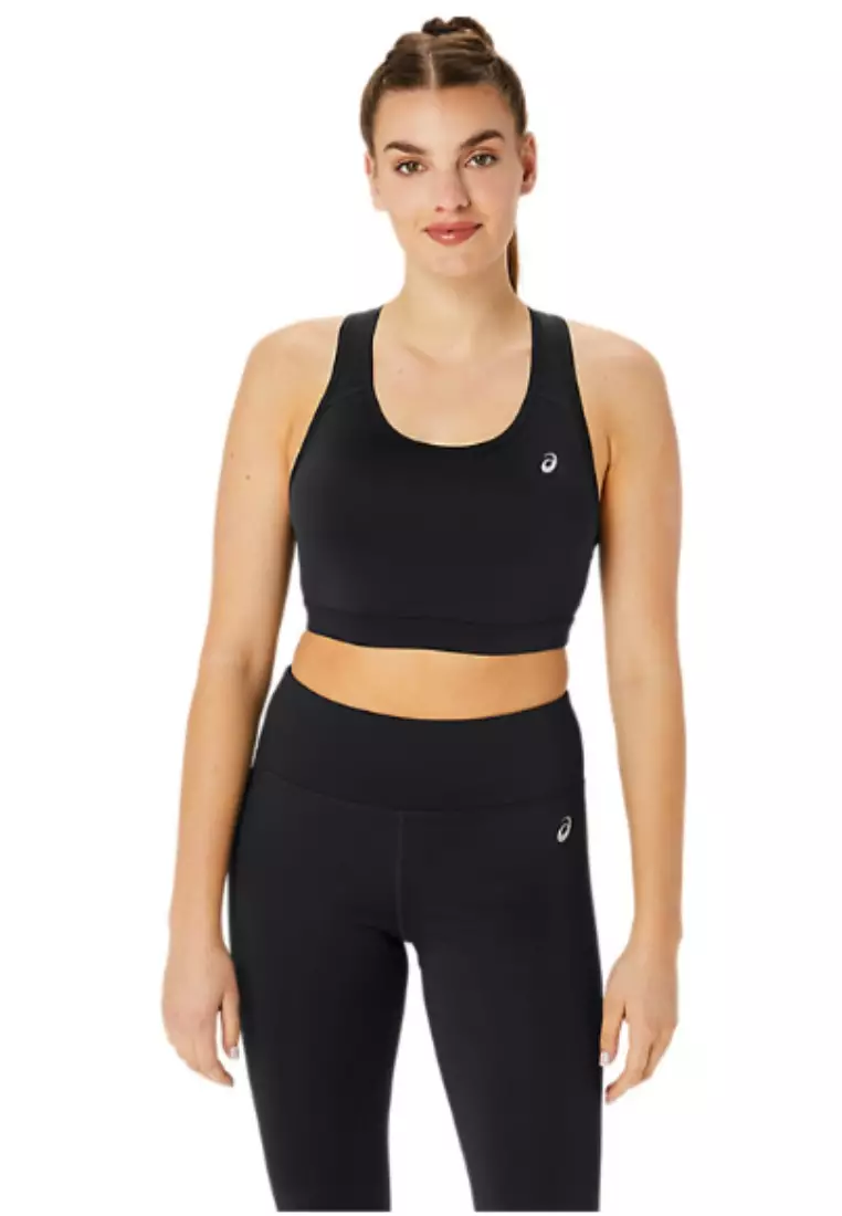 ASICS Women's Kate Strappy Bra Training Apparel, XL, Black