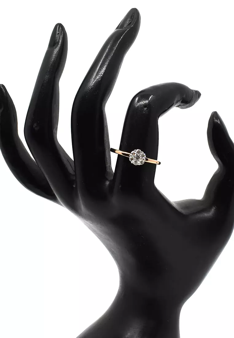 Buy CEBUANA LHUILLIER JEWELRY 18k Japan Made Bicolor Lady Ring With