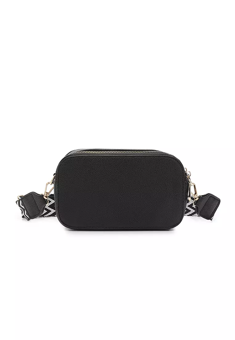 Women's Sling Bag / Crossbody Bag - Black