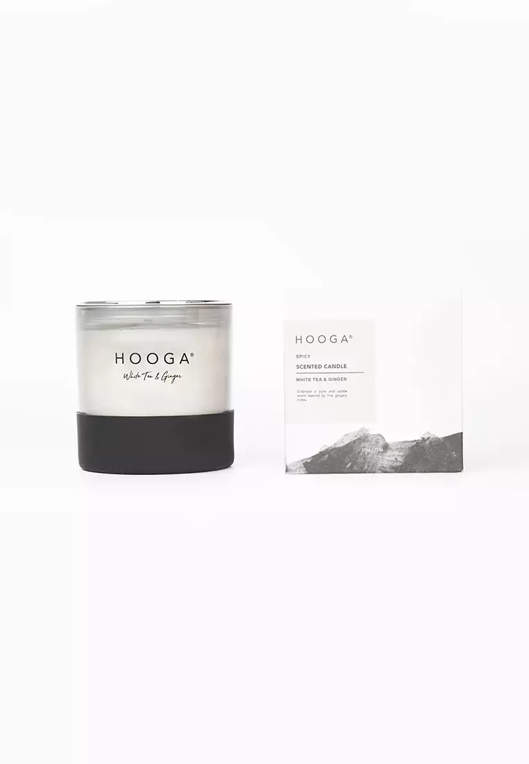 Buy HOOGA Hooga Scented Candle White Tea & Ginger 370G Online ZALORA