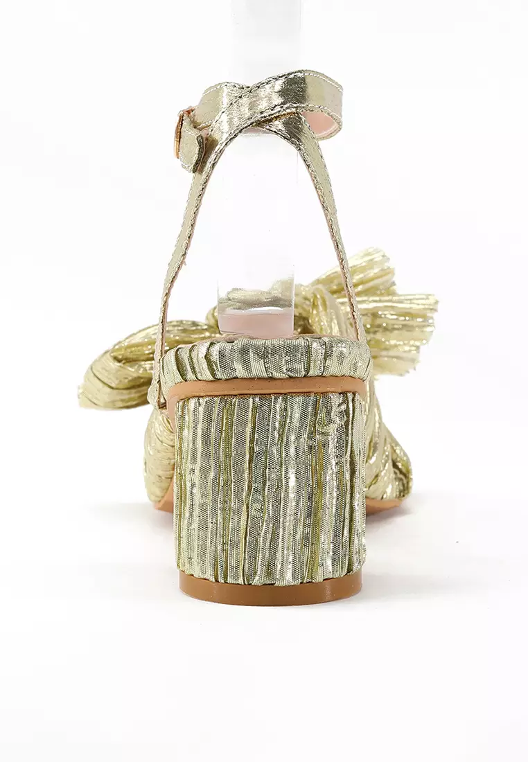 5CM Bowknot Strap Mid Heel Sandals WTY1199-1