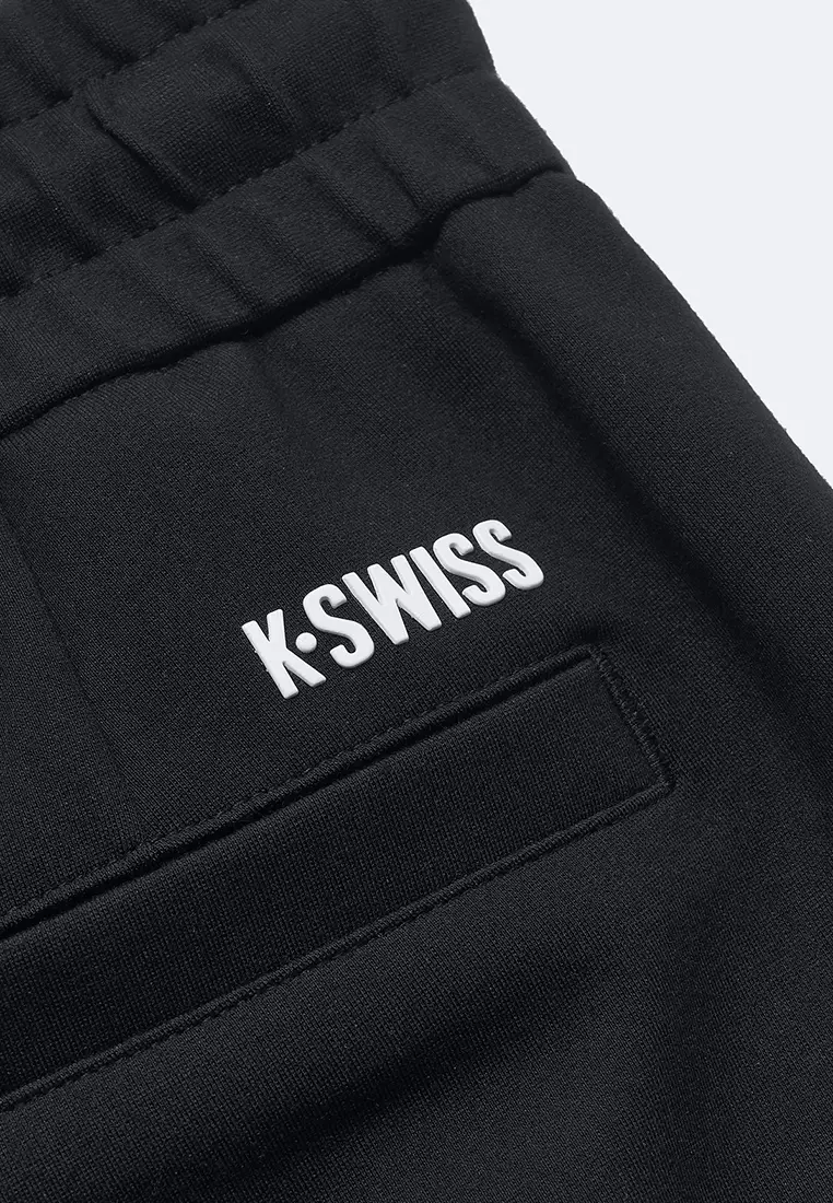 女裝 K-SWISS LOGO 側面織帶高腰闊腳褲