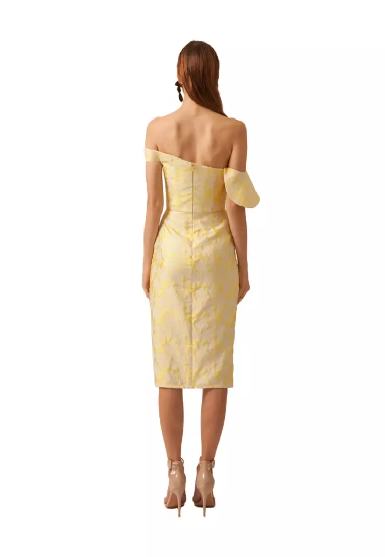 Calvin klein clearance brocade dress