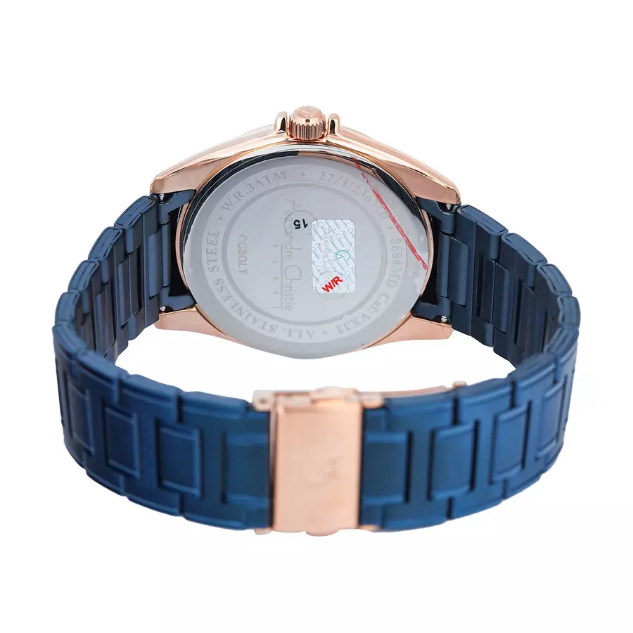 Alexandre Christie 8684 Blue Rosegold Cowok
