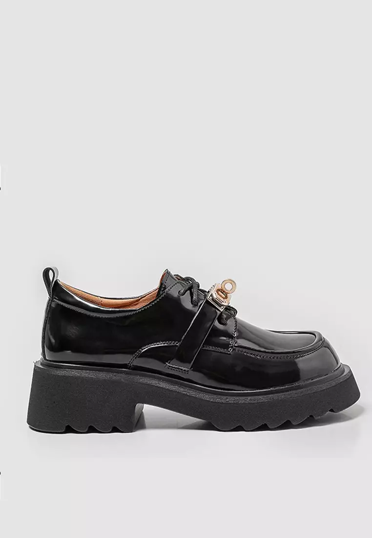 Discount on Twenty Eight Shoes  shoes - SKU: Metal Buckle Leather Derbys Mz7305
