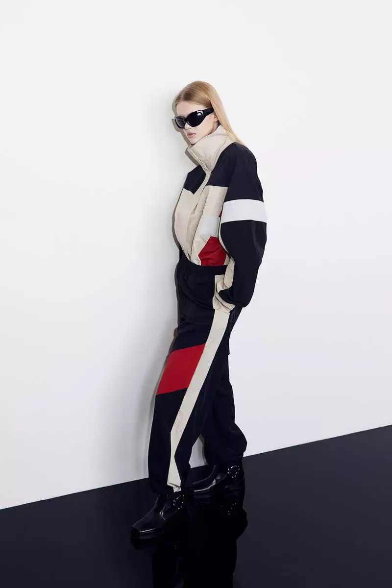 Nylon track pants