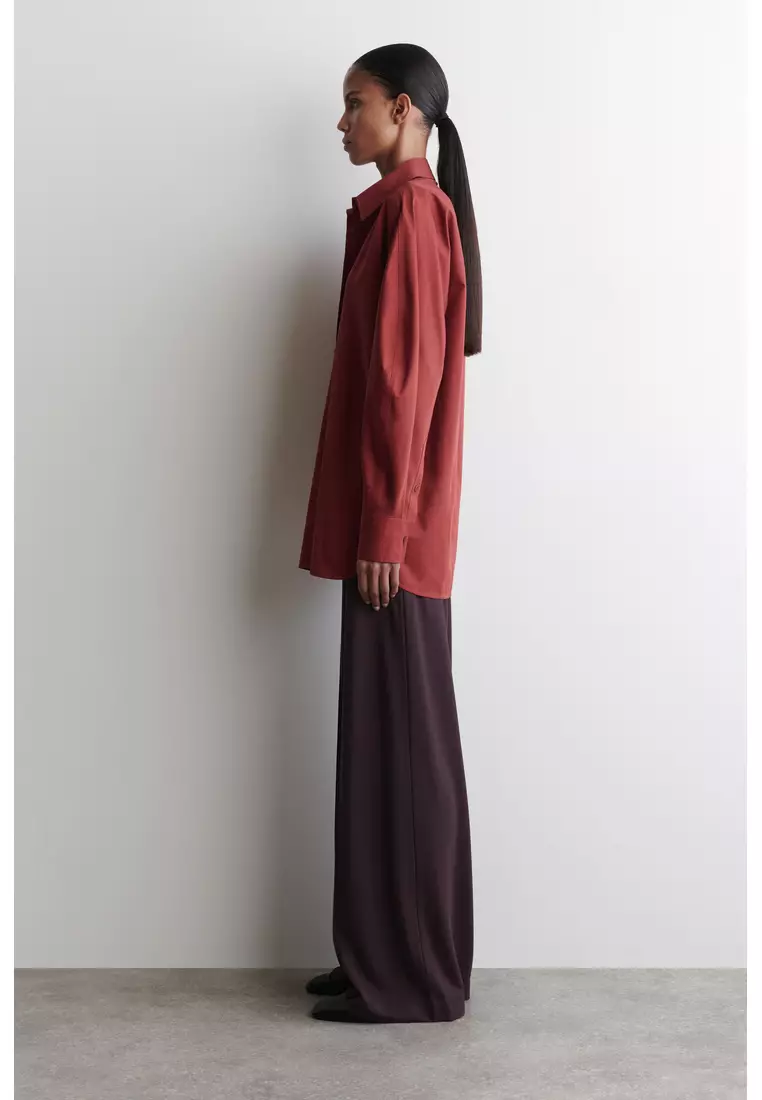 ROUNDED PIMA COTTON SHIRT