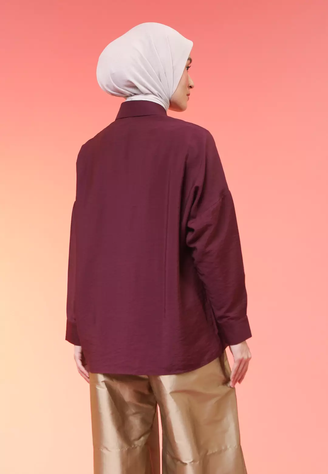 HijabChic Wrenna Top - Mulbery