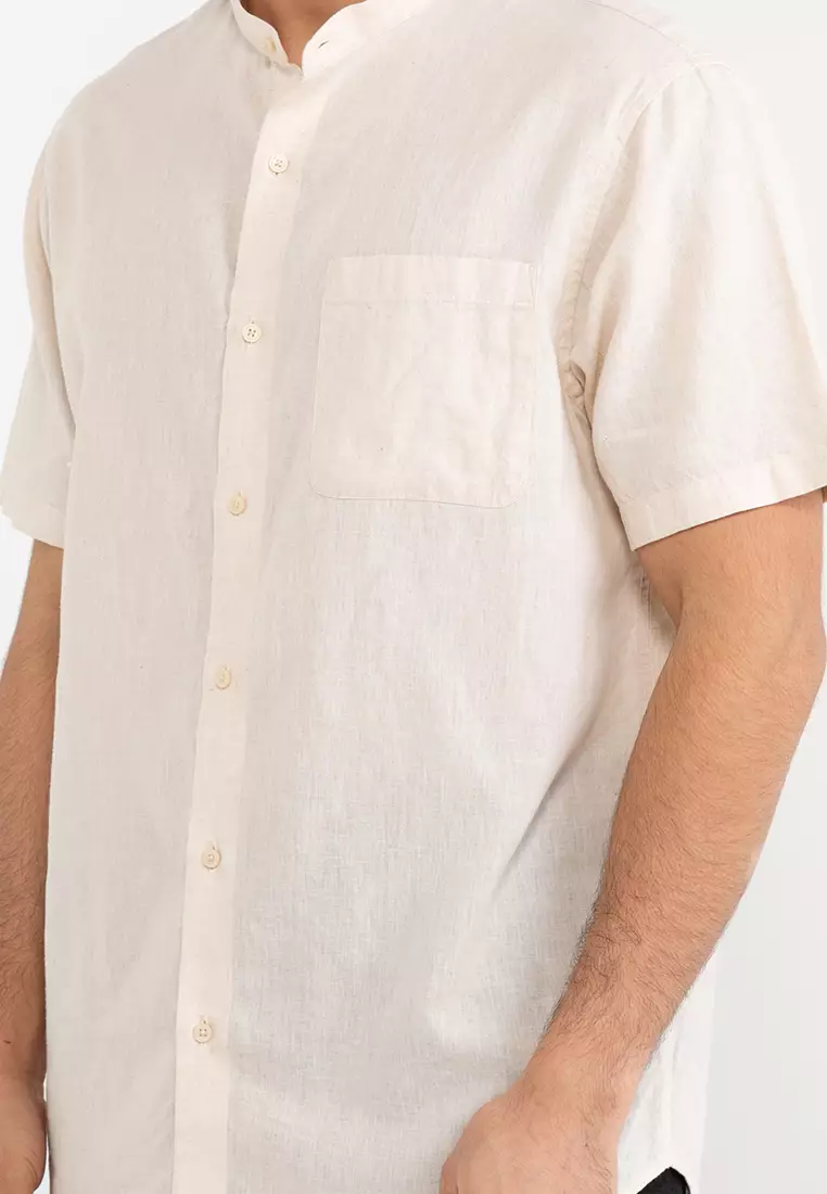 中山領短袖襯衫