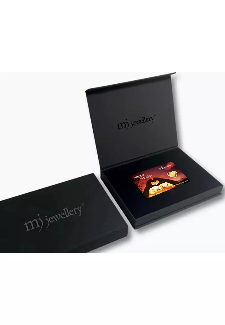 5G Gold Collection 999.9/24K Sweet Heart Series Gold Bar (0.5g)