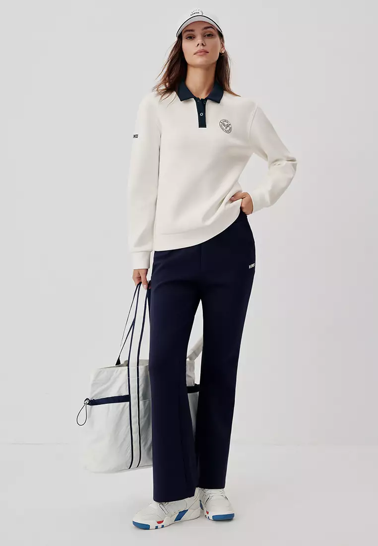 女裝 TENNIS CLUB LOGO 寬鬆 POLO 衛衣