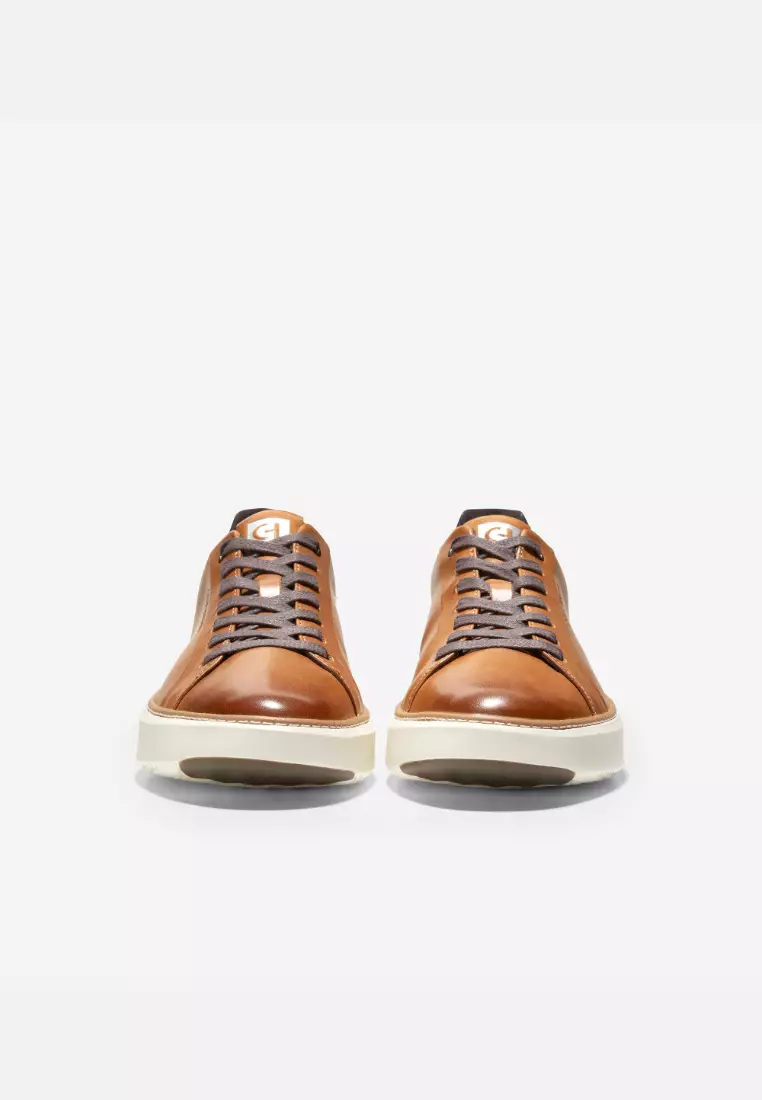 Cole Haan Man Grandpro Topspin Sneaker - Sepatu Pria (Coklat)