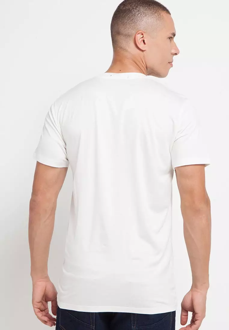 MTG58 draco superman kaos unisex putih