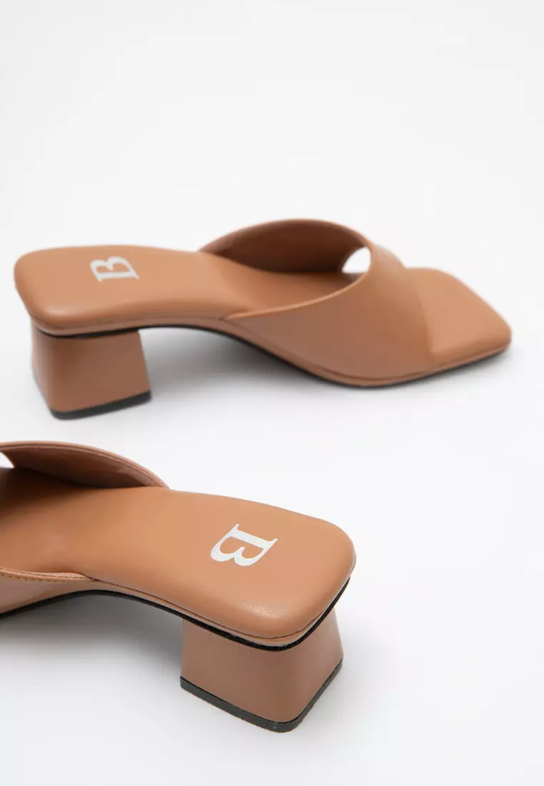 Sofia Falara Basic Heels Mocca