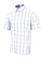 Pacolino white Pacolino - (Regular) Checkered Formal Casual Short Sleeve Men Shirt - 11621-C0030-A FAFA0AAB64C6E9GS_2
