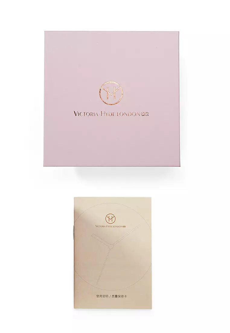 Vivian 22×26mm女士手表 皮革表帶 長方形天然貝母表盤 優雅經典-灰色