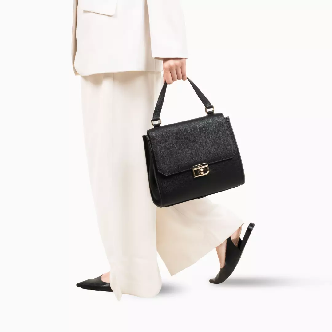 Bally Breeze Leather Tote Bag - Black