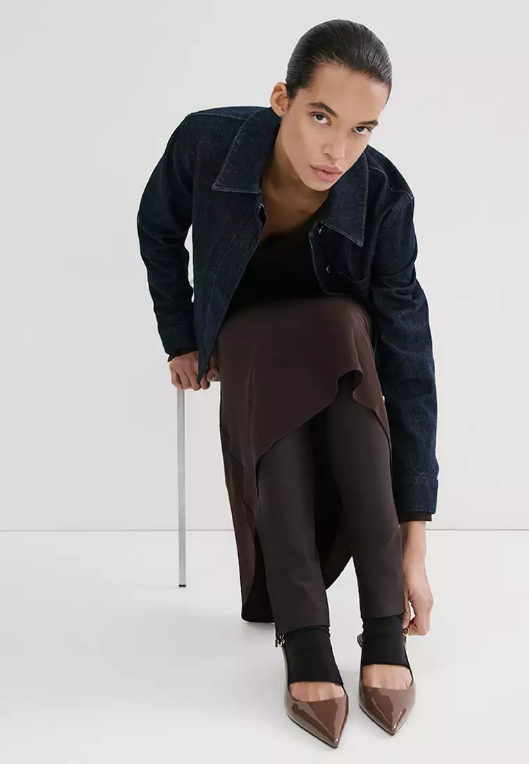 Kitten-Heel Pointed Shoes