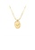 Glamorousky silver Fashion Simple Plated Gold 316L Stainless Steel Sun Irregular Geometric Pendant with Necklace 6B09AAC74346C2GS_1