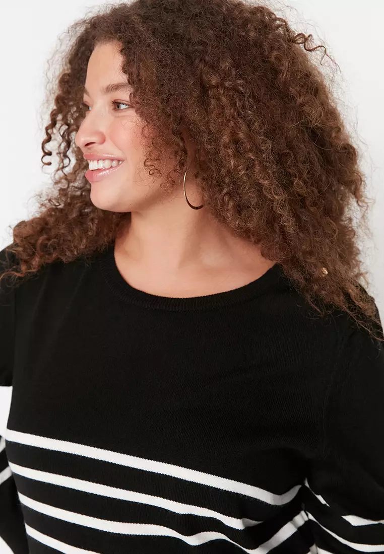 Striped Knitwear Sweater