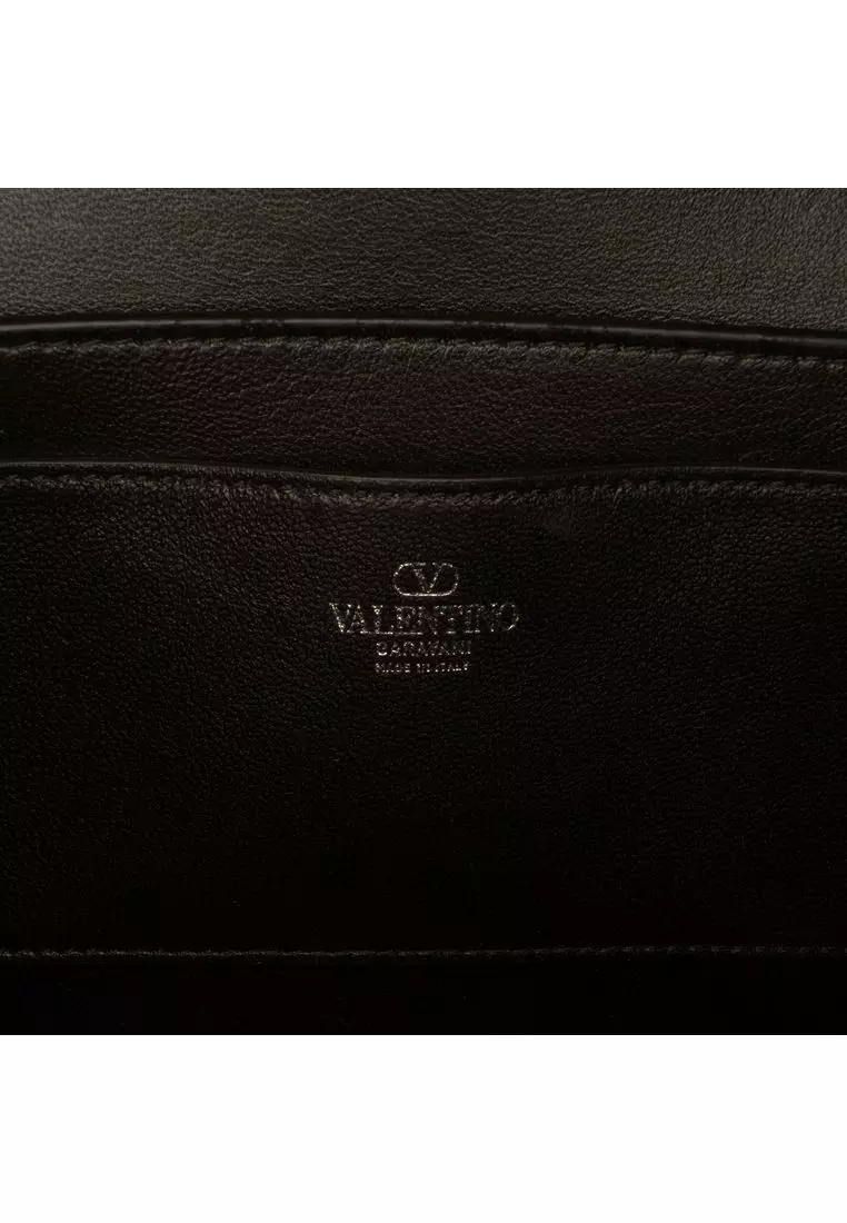 Pre-Loved Valentino Small Mirror Calfskin Rockstud23 Shoulder Bag