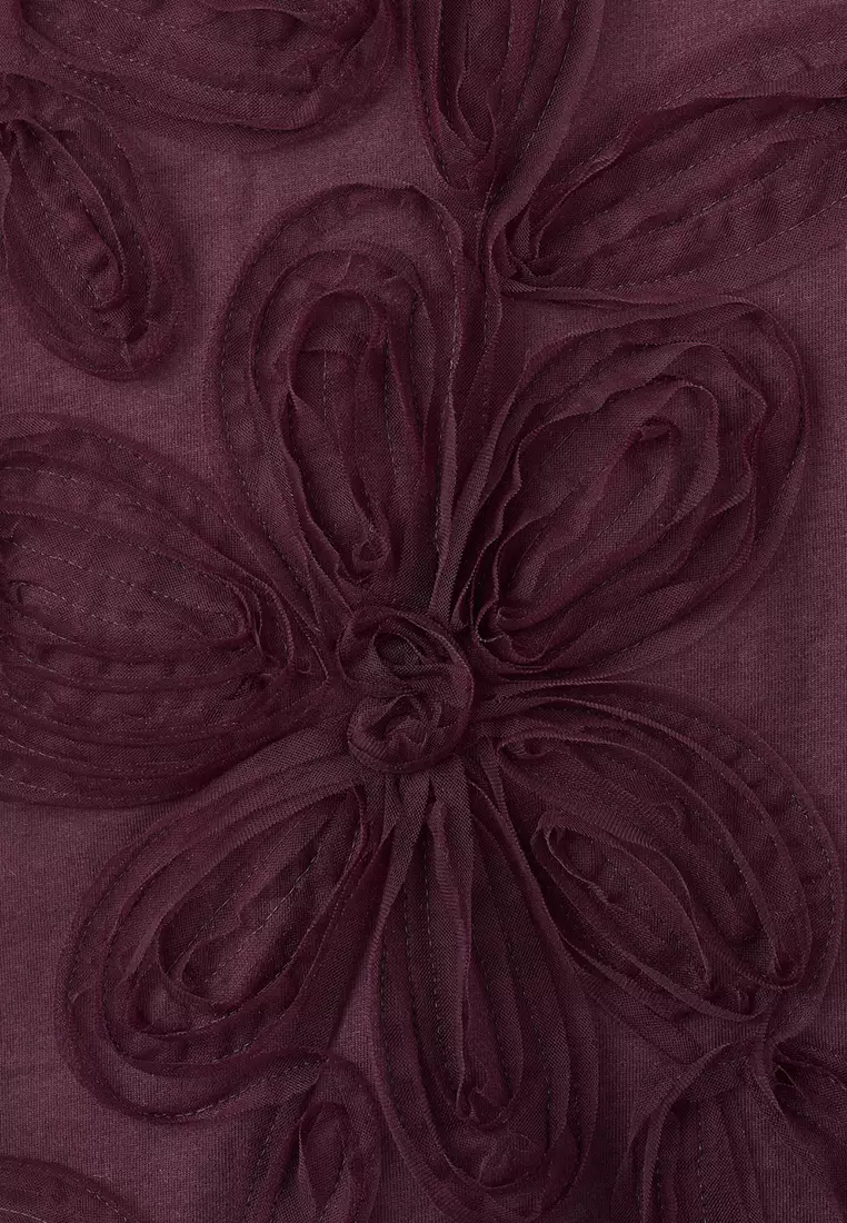 Floral-Embroidered Cotton T-Shirt