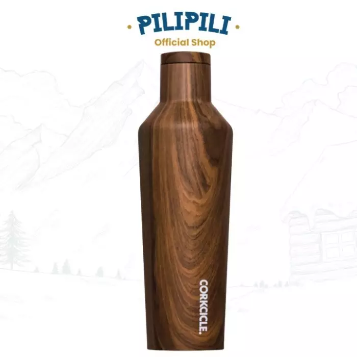 Corkcicle Canteen 16 oz / 475 ml Walnut Wood