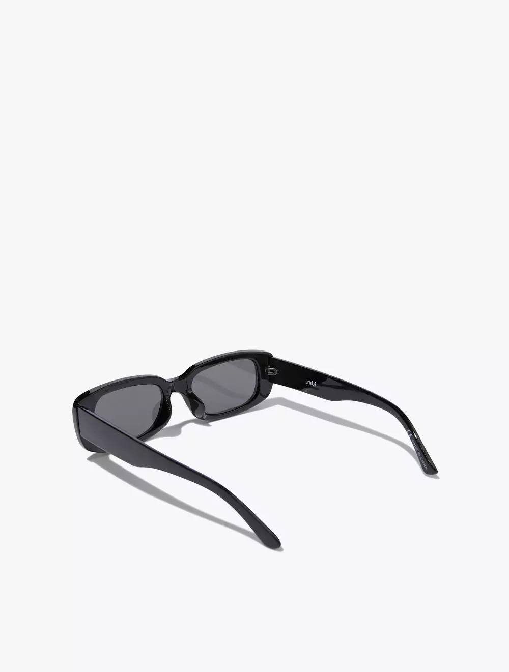 Rubi -  Aksesoris Wanita  - Abby Rectangle Sunglasses - Black