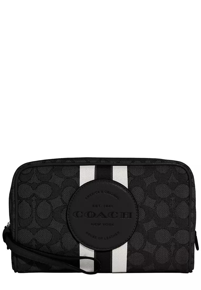 Coach boxy hot sale cosmetic case