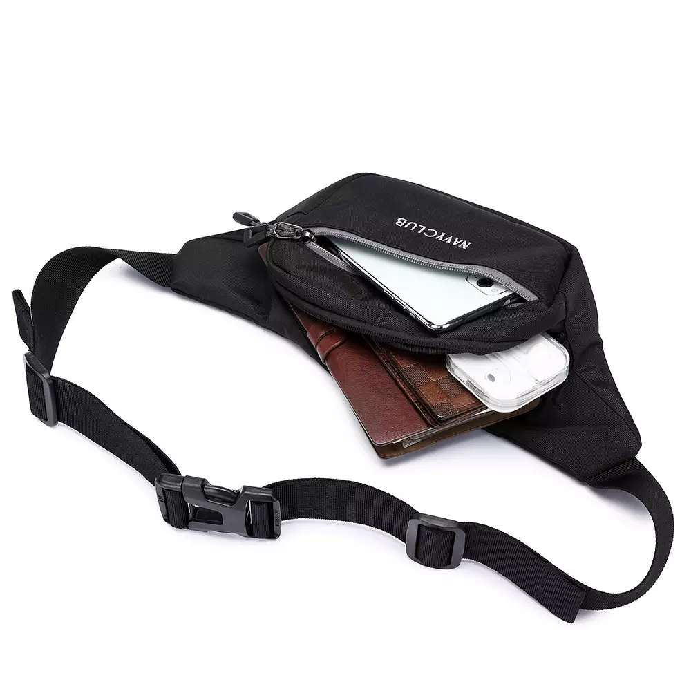 Navy Club Tas Pinggang Waist Bag FAJ - Tas Pria Tas Wanita - Crossbody Bags Tas Outdoor