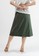 Anyday & More white and green ACCORDION SKIRT B2D6BAA42C4950GS_2