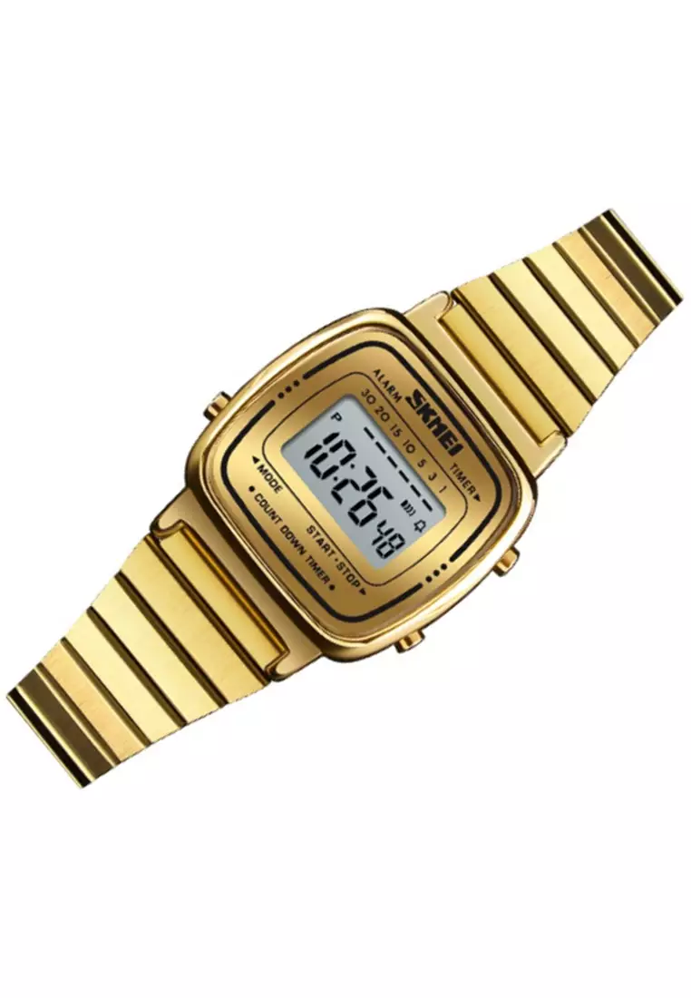 Jam Tangan Digital Wanita Waterproof Many Function Strap Tali Material Stainless Steel BL70 ORIGINAL