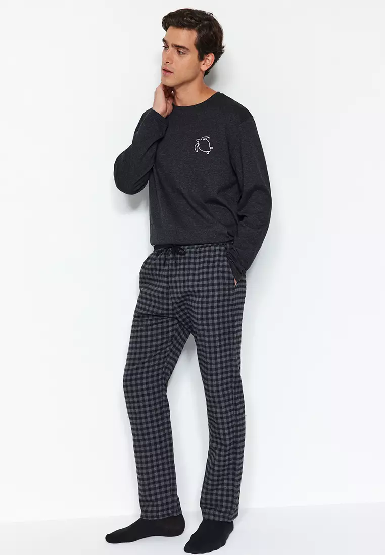 Plaid Pajama Bottoms