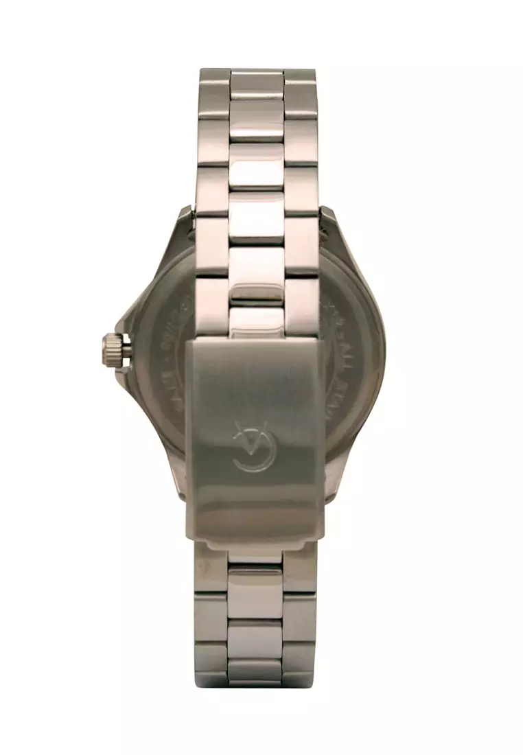 Alexandre Christie Jam Tangan Wanita - Silver - Stainless Steel - 1026 LDBSSSL