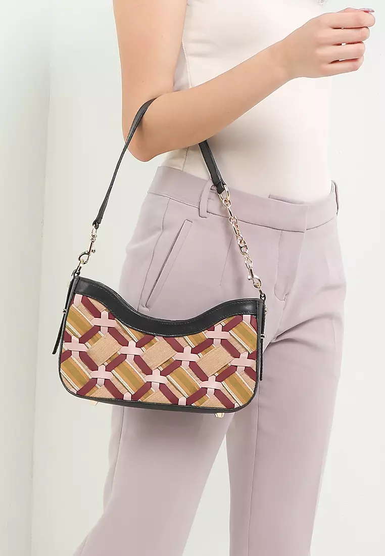 Tala Shoulder Bag - Tas Anyaman Wanita Kulit Asli - Genuine Leather Premium Handmade