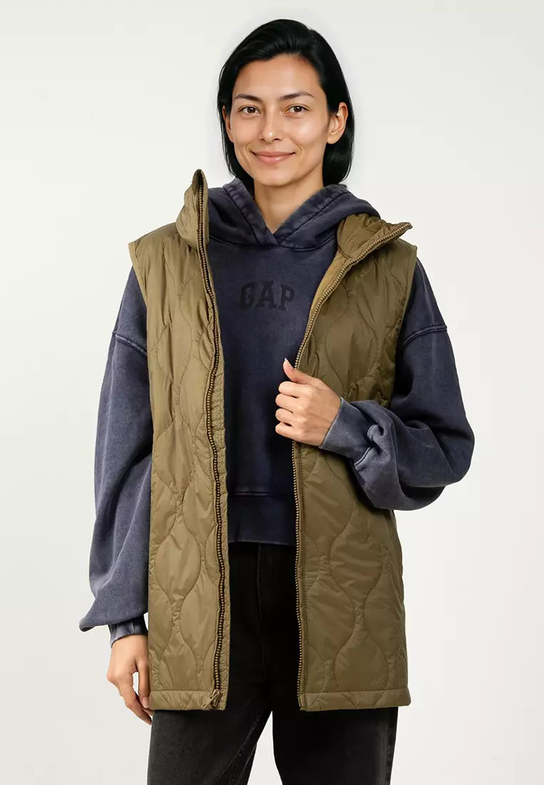 Buy GAP Lightweight PrimaLoft Puffer Vest 2025 Online | ZALORA