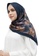 Buttonscarves navy Buttonscarves Les Amities Reborn Voile Square Indigo DAADAAA0373147GS_3