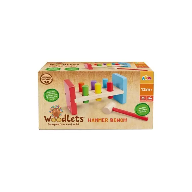 Addo Woodlets Hammer Bench - Mainan Edukasi Kayu Anak