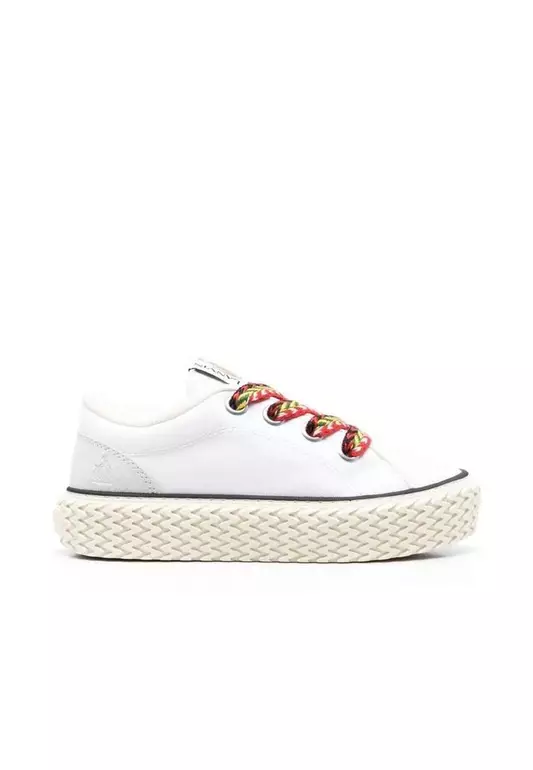 Cotton Sneakers with Leather Insole and