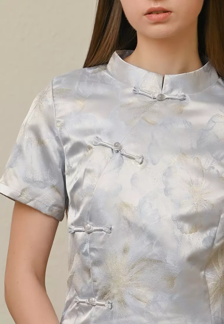 改良式旗袍两件套