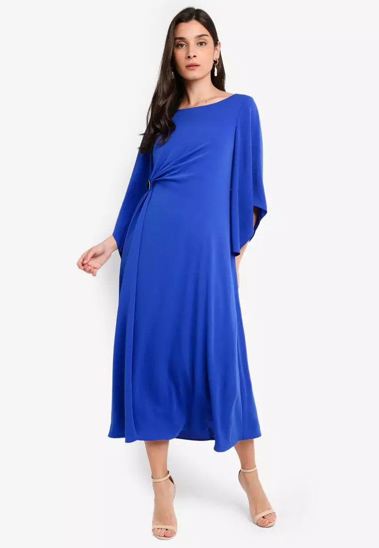 Buy Dressing Paula Ruffled Georgette Dress Online ZALORA Malaysia