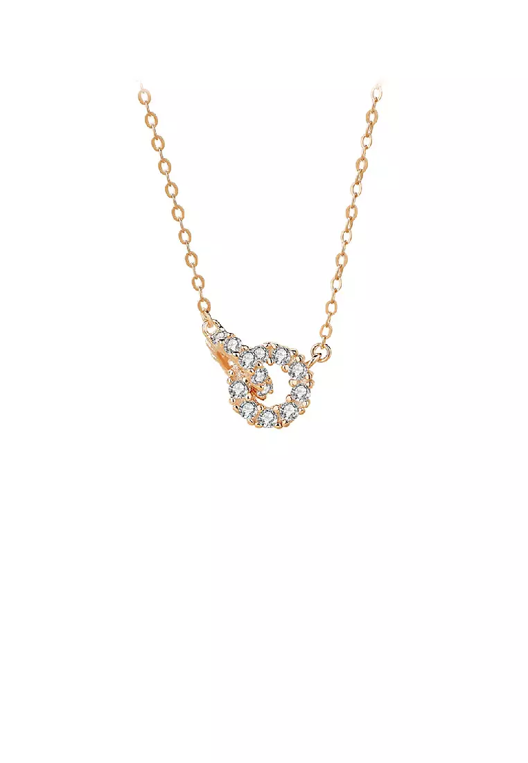 Gold necklace with ring best sale