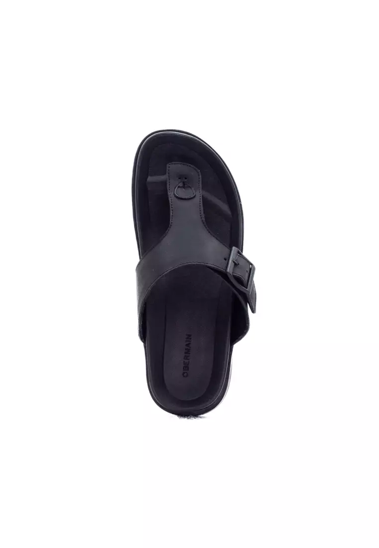 Buy Obermain Obermain Men's Shoe Eagan Garnett Sandal in Black Online ...