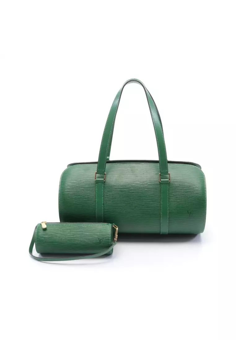 Louis Vuitton Epi Leather Soufflot Green — Vintage Gems
