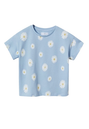 MANGO BABY blue Floral Print T-Shirt 1977BKA33902A8GS_1