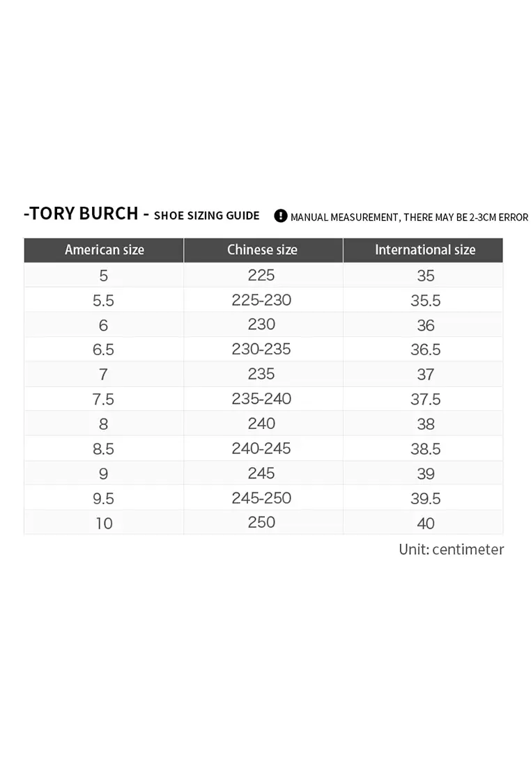 Tory shop burch size