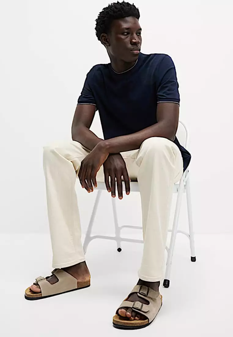 Pure Cotton Textured T-Shirt