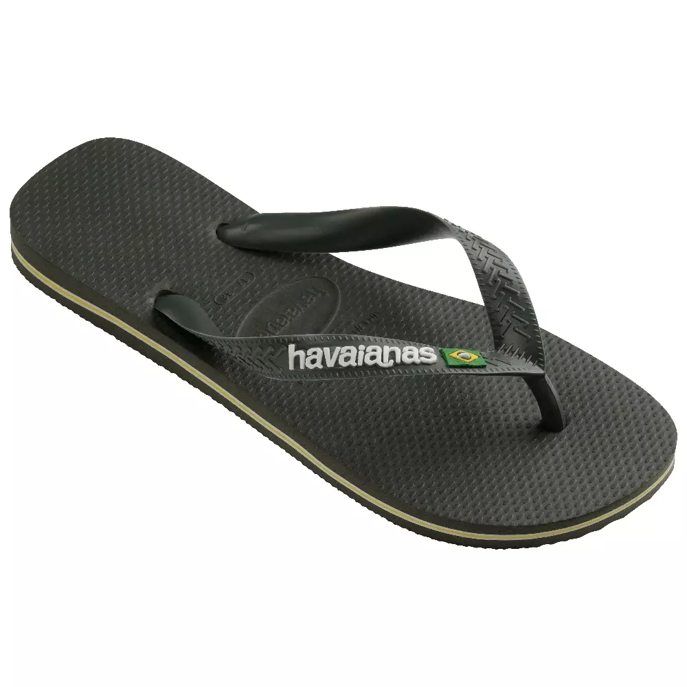 Havaianas 5983 Brasil Logo - Green Olive/Green Olive - Sandal Pria