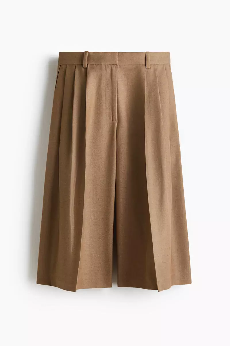 Pleated culottes