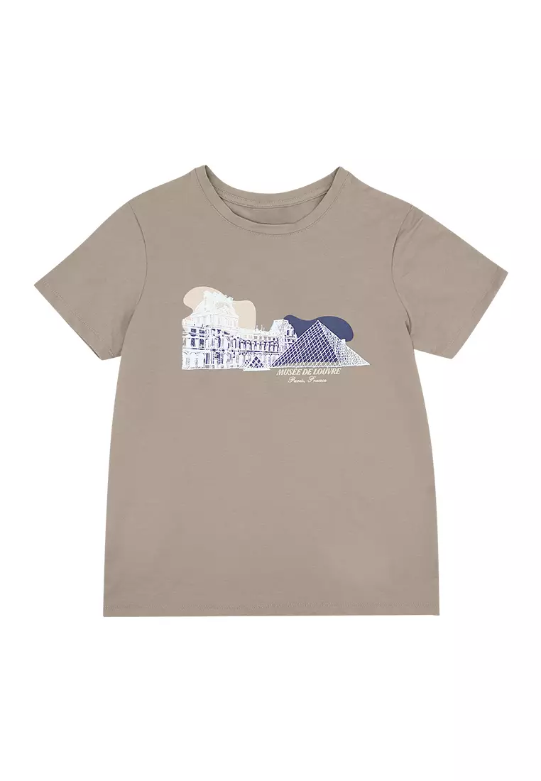 Ladie's Graphic T-shirt "Louvre"